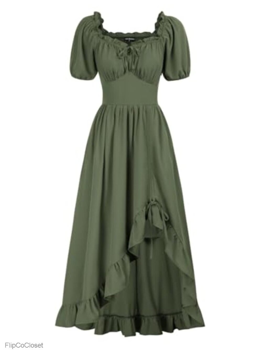 Corset Medieval Renaissance Dress Victorian High Low Costume